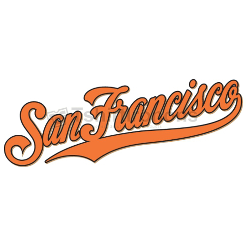 San Francisco Giants T-shirts Iron On Transfers N1898